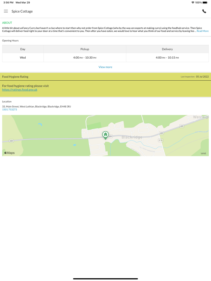 Spice Cottage Blackridge