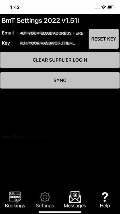 Booking myTravel Supplier App