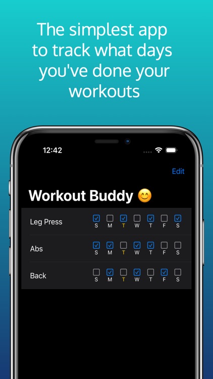 Workout Buddy: Day Tracker Log