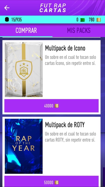 Fut Rap Cartas