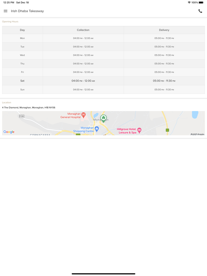 Irish Dhaba Takeaway