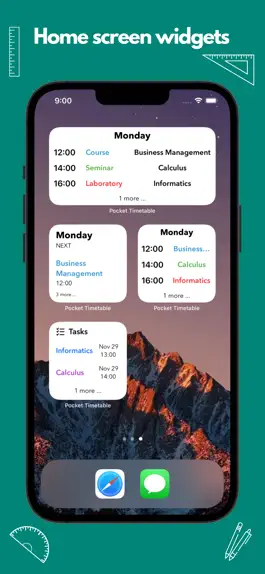 Game screenshot Pocket Timetable apk