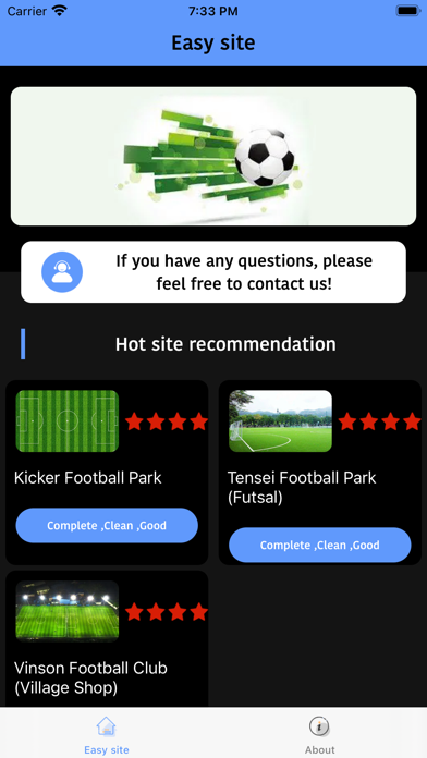 EasySiteBookingFootball PC 용