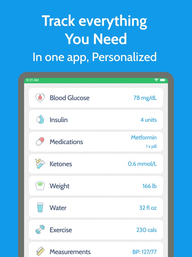 mynetdiary diabetes tracker