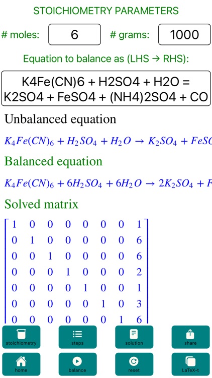 Chemical-Equation-Balance Pro