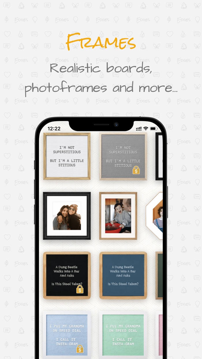 Edges - Frame Quotes  Photos