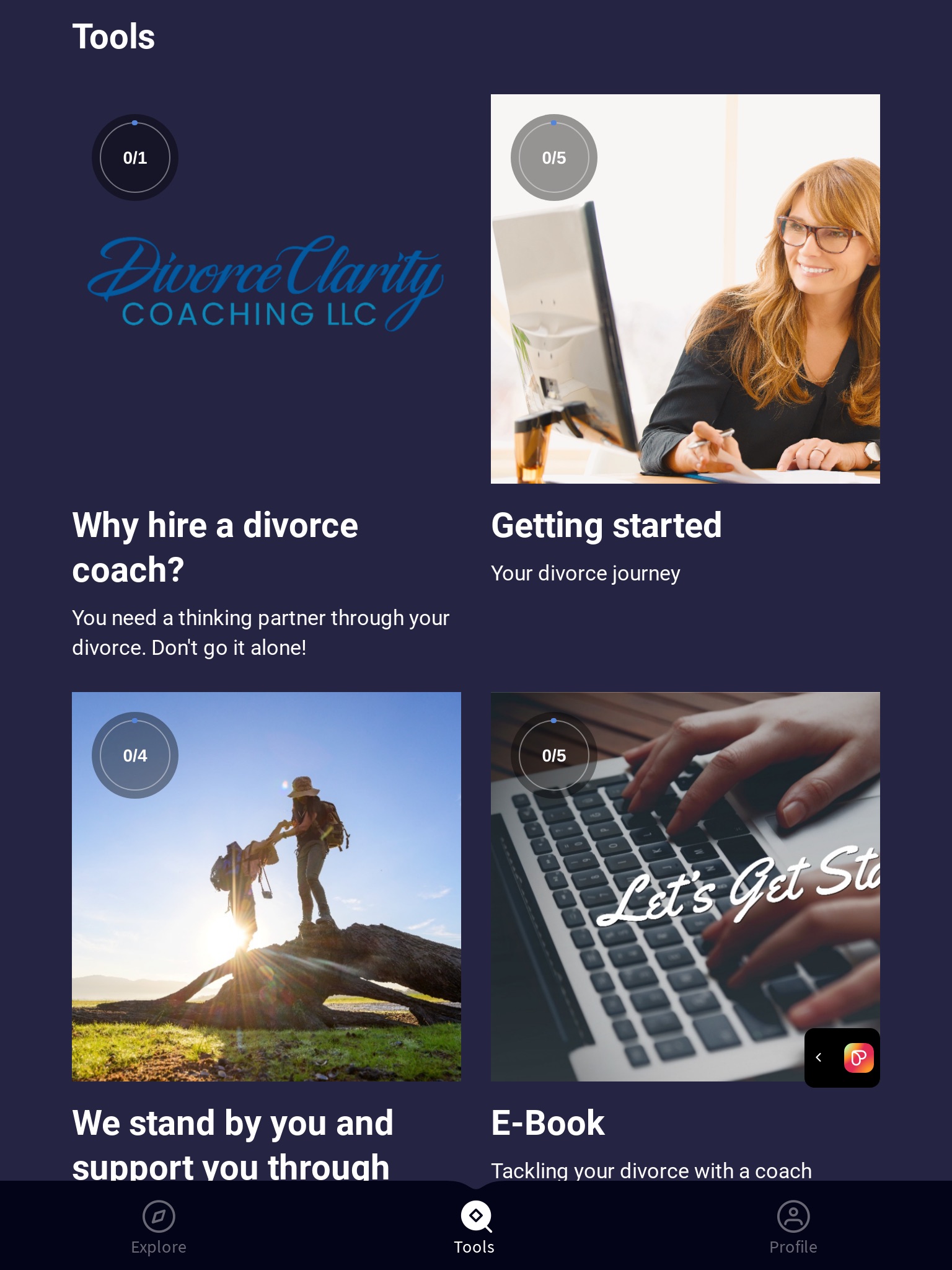 Clarity Divorce Coaching screenshot 2