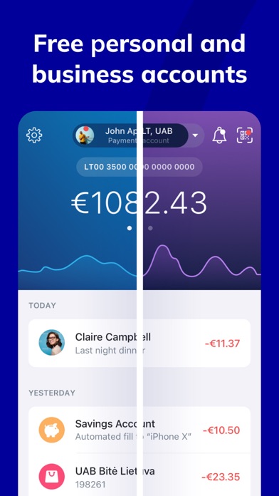 Paysera Super App screenshot 2