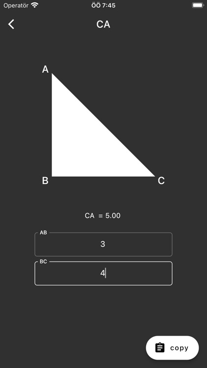 Triangle Calculator Pythagoras screenshot-4