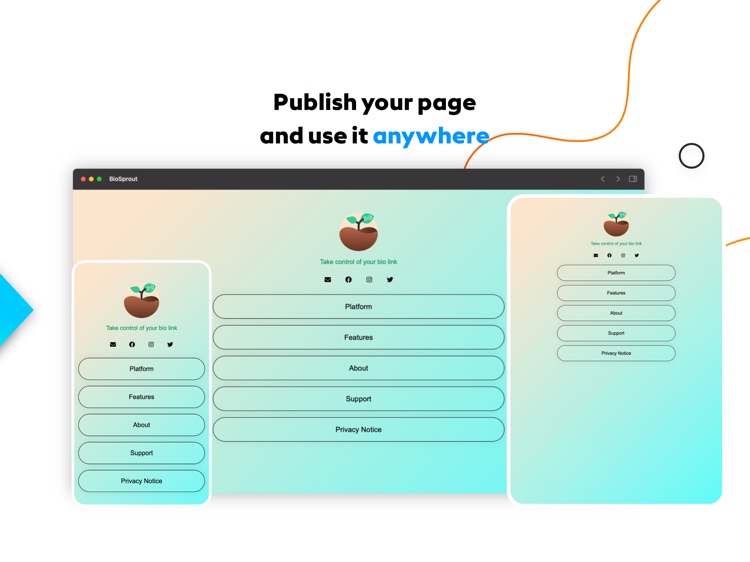 BioSprout—Link & Site Creator