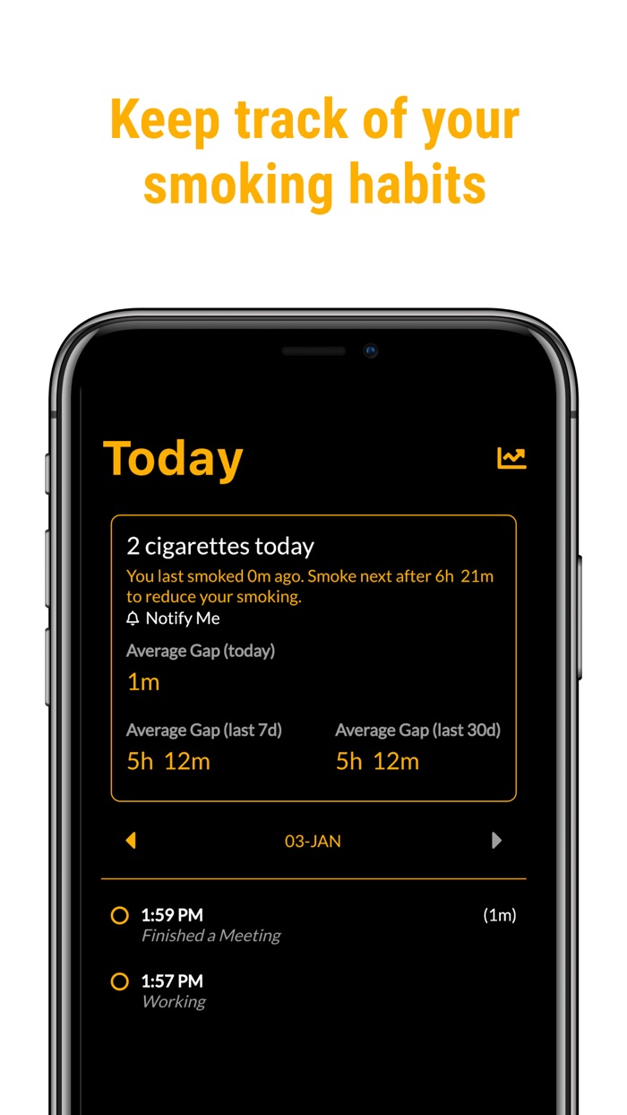 Break Free Smoking Tracker