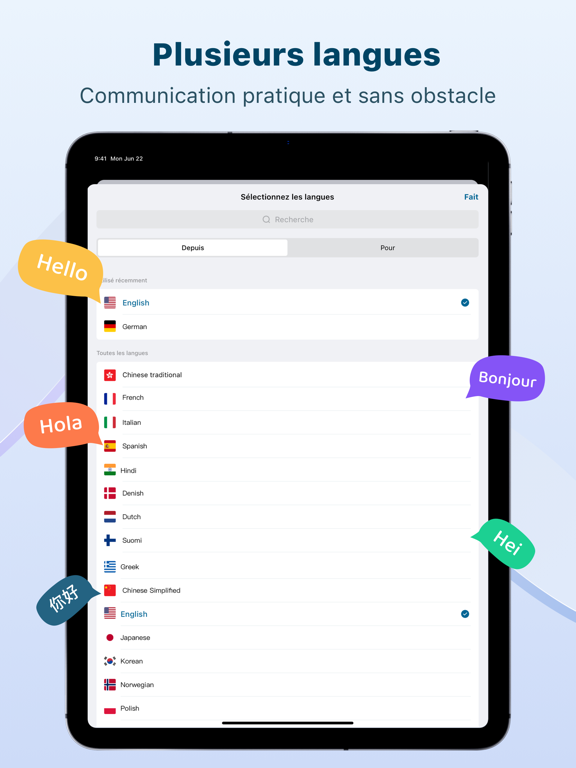 Speak Traducteur iTranslation Speak Traducteur iTranslation