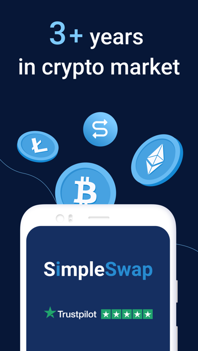 SimpleSwap - Crypto Exchangeلقطة شاشة6