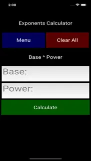 How to cancel & delete exponents calculator 4