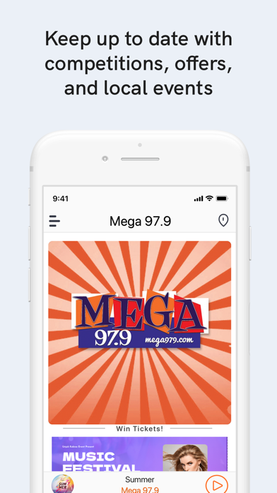 Mega 97.9 screenshot 3