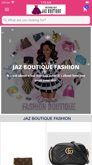 Jaz boutique fashion screenshot 1