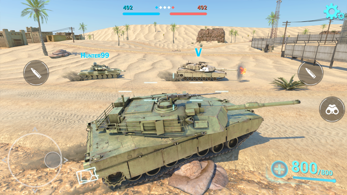 Tanks battlefield PvP Battle