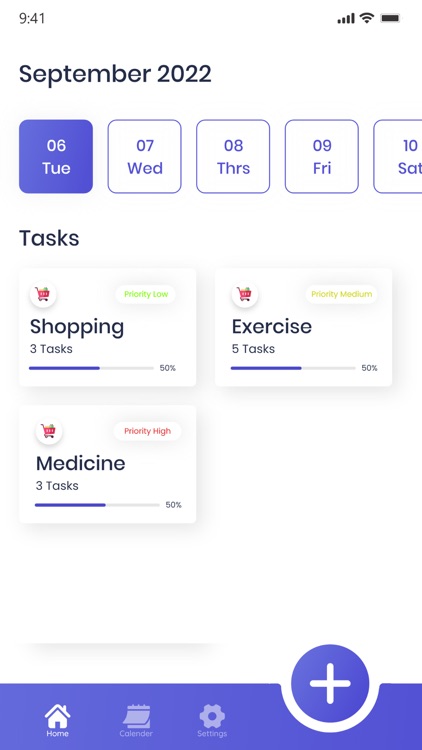 My Tasks App: To Do List