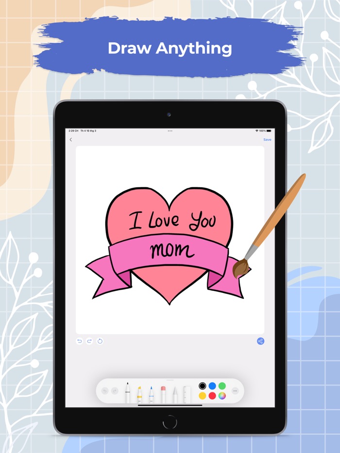 Drawing Noteit App for Couples