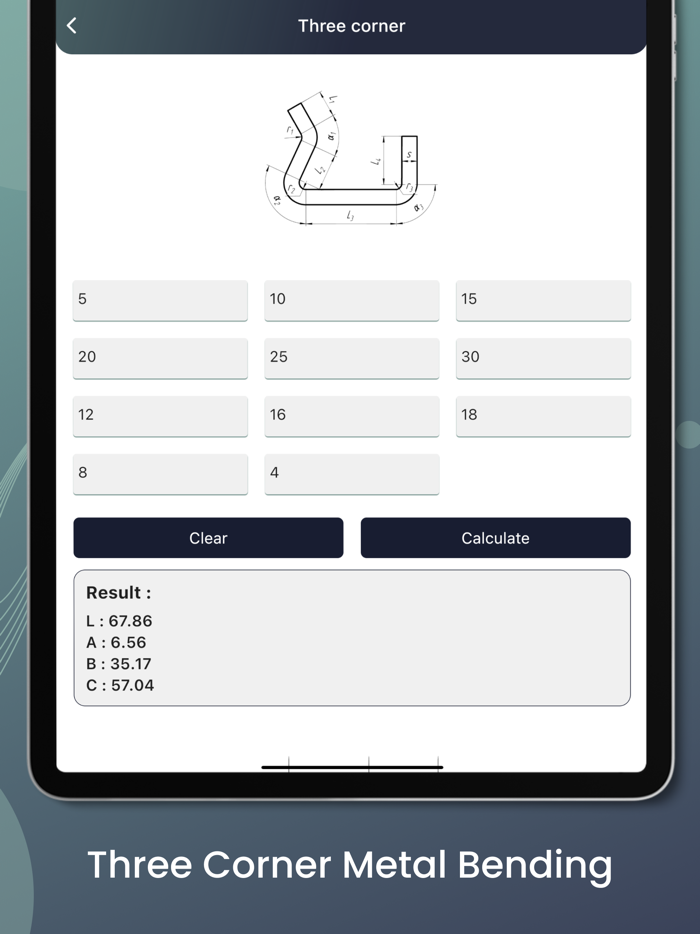 Metal Bending Calculator