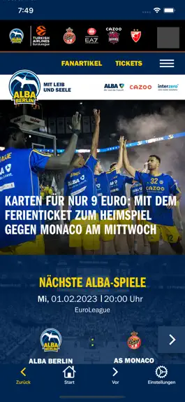 Game screenshot ALBA BERLIN Basketballteam mod apk