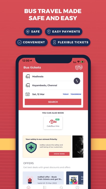 Redbus ticket