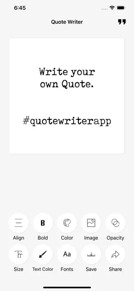 Game screenshot Quote Writer mod apk