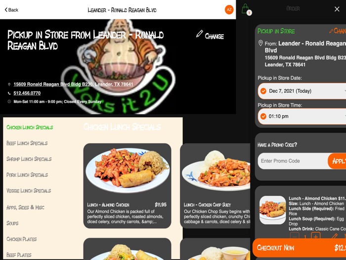 Woks It 2 U Restaurant