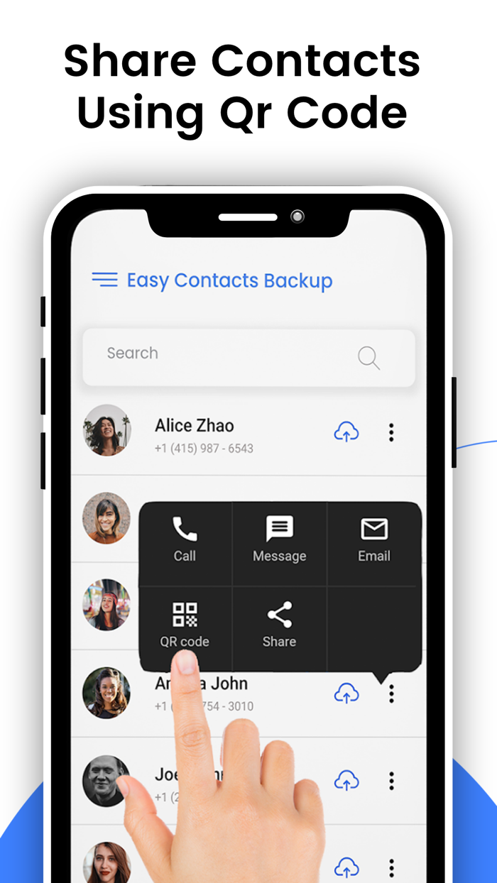 Contacts Backup  Transfer App