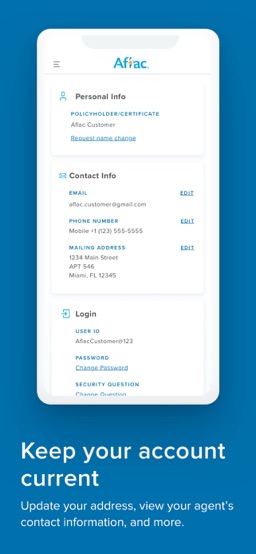 MyAflac app screenshot