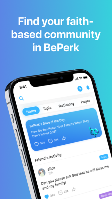 BePerk. Christian Social Media screenshot 3