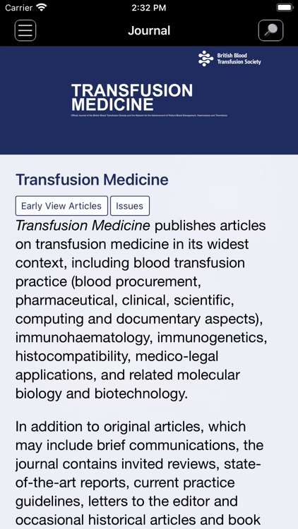 Transfusion Medicine