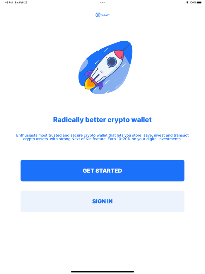 Truzact Save  invest Crypto