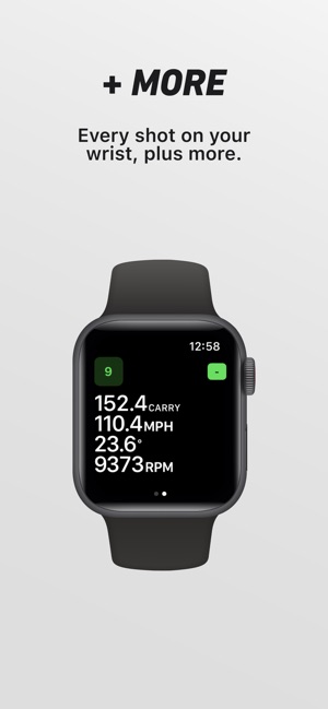 golf launch monitor apple watch