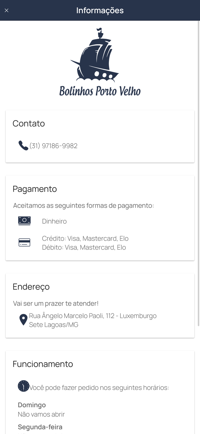 Bolinhos Porto Velho