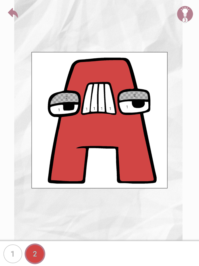 Alphabet Lore Color By Number