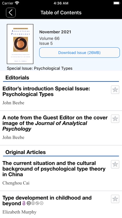 Jrnl of Analytical Psychology screenshot-3