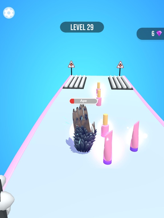 iPad Image of Hand Evolution Runner