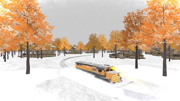 Snow Plowing Train Simulator screenshot-3