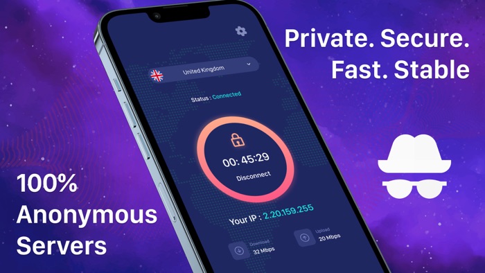 VPN - location and ip changer