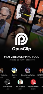 Screenshot 1 OpusClip - AI video clipping