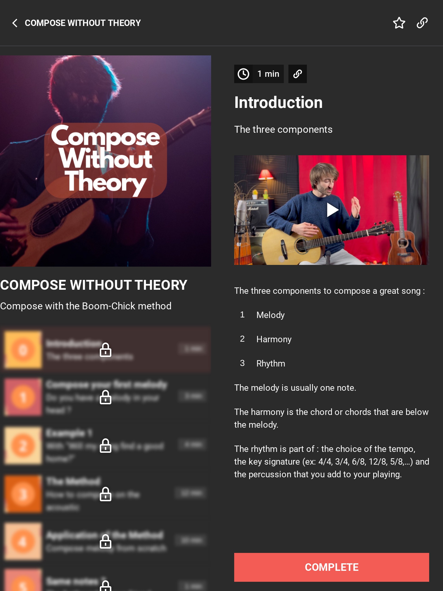 COMPOSITION Guitar Academy screenshot 2