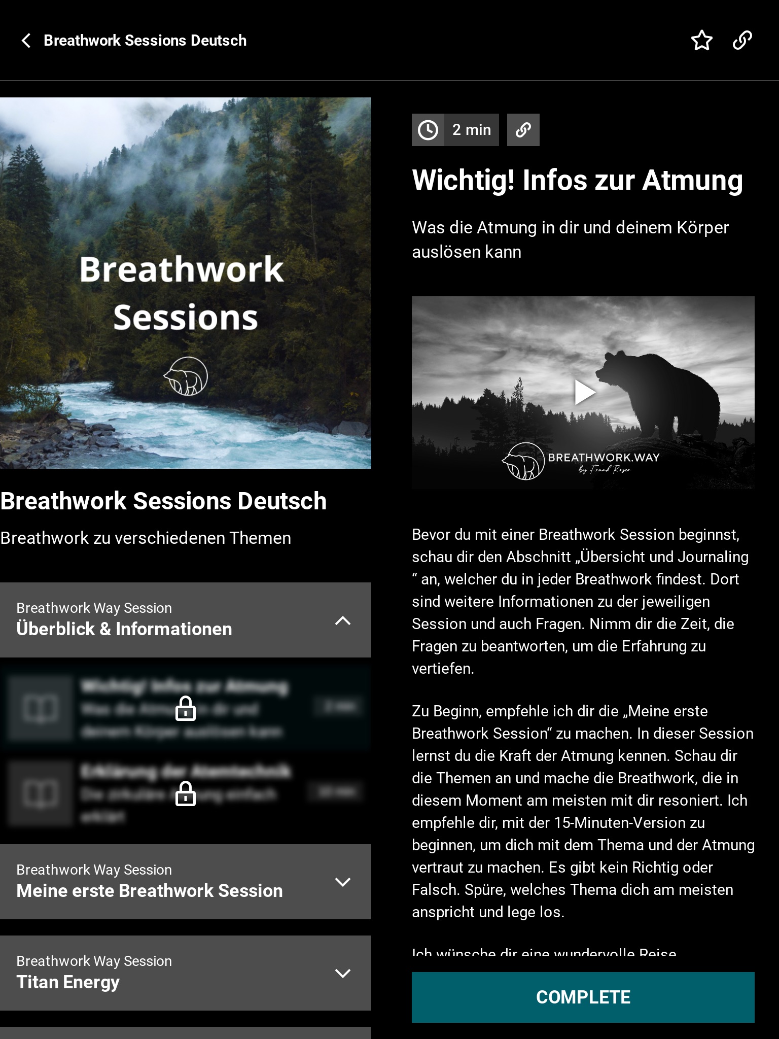 Breathwork Way screenshot 3