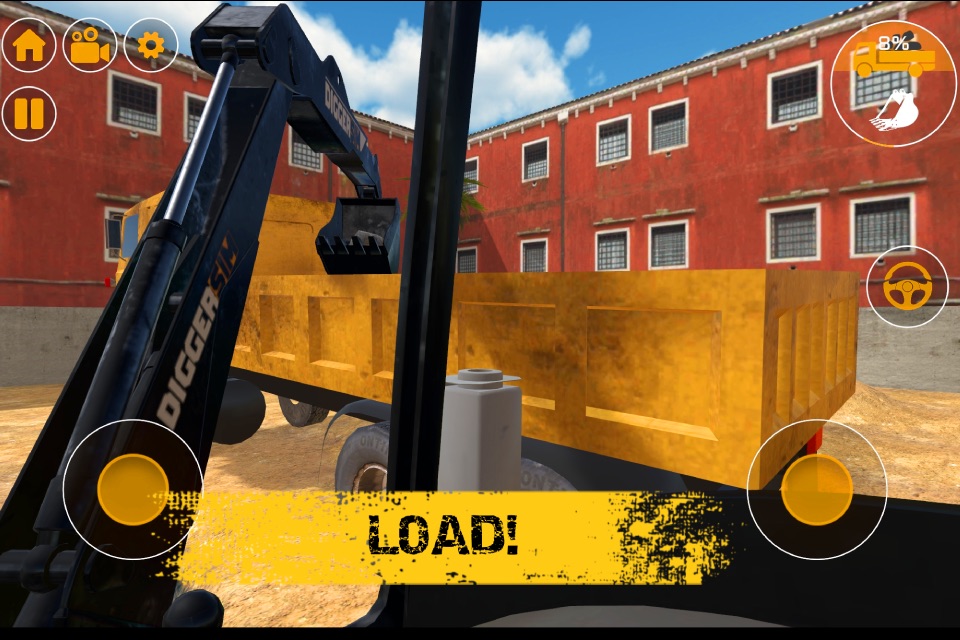 DiggerSim Excavator Simulator screenshot 2