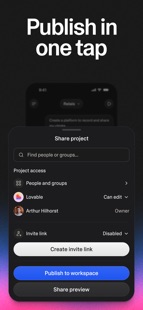 Screenshot 5 Lovable: Build Apps With AI