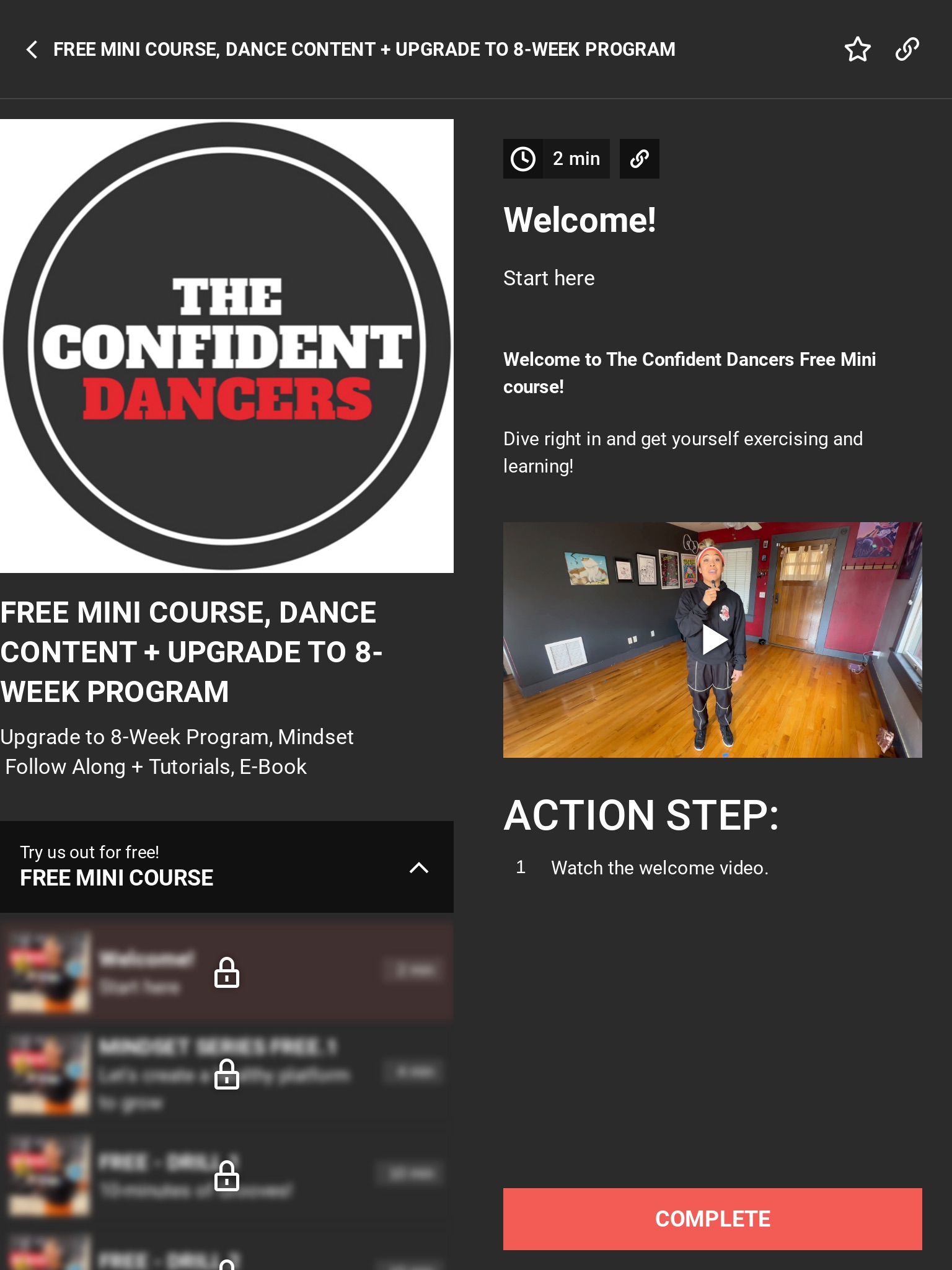 The Confident Dancers screenshot 2