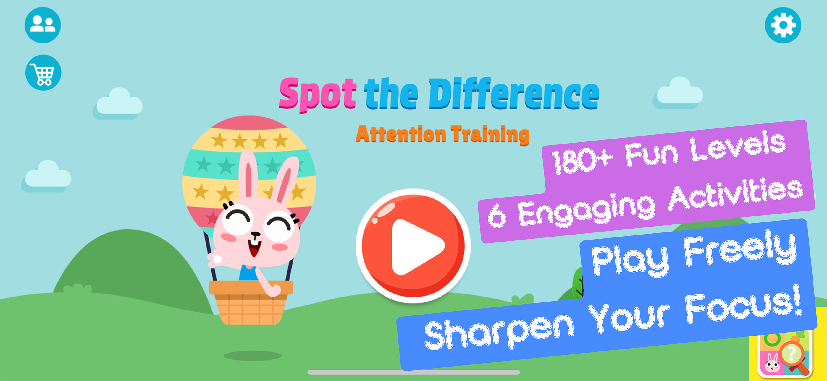 Fun Spot the Difference Puzzle Attention Training Game 找茬找不同-专注力训练软件- 找碴找不同–專注力訓練 App