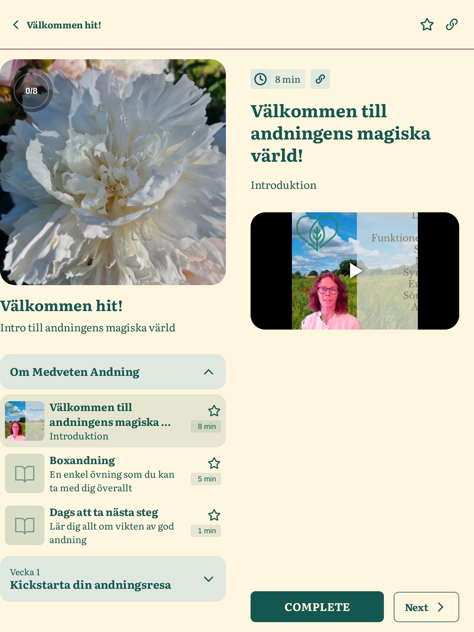 Medveten Andning screenshot 3