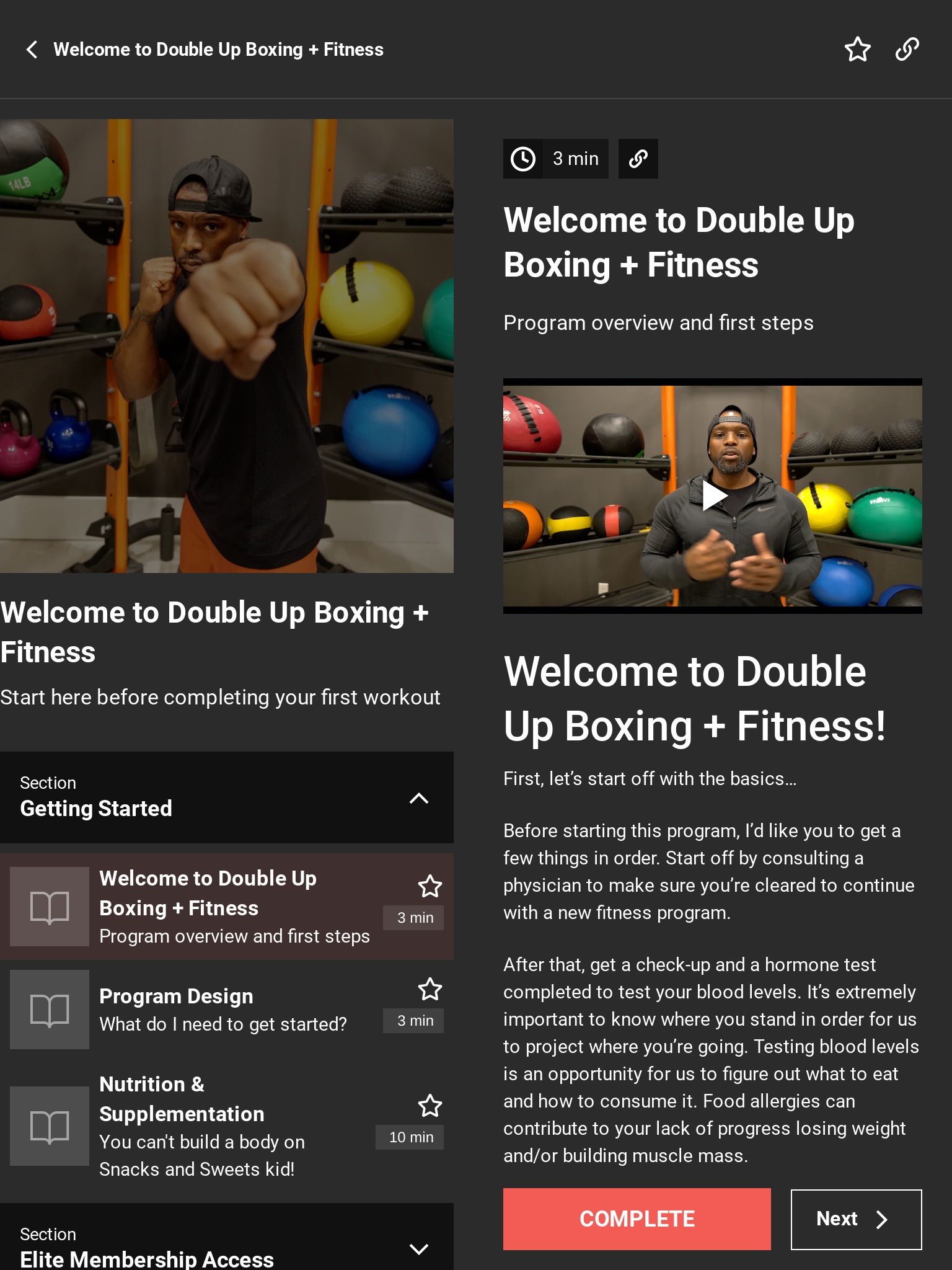 Double Up Boxing + Fitness screenshot 3