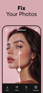 Screenshot 4 ReShoot: AI Photos & Edits